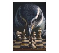 75x50cm/1000pcs Jigsaw Puzzle Penguin Chess Adult Jigsaw Puzzle Relaxing Games Enhance Memory Unique Birthday And Xmas Gifts 75x50cm/1000pcs