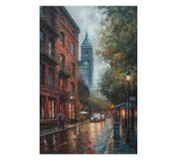 75x50cm/1000pcs Jigsaw Puzzles- Boston Charm USA Jigsaws for Adults Brain Teaser Game Precision Cutting Deal As Gifts for The Whole Family 75x50cm/1000pcs