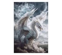 75x50cm/1000pcs Jigsaw Puzzles for Adults Angel Dragon in The Clouds Puzzle for Adults Brain Teaser Game Presents for Women Parent-child Interaction 75x50cm/1000pcs
