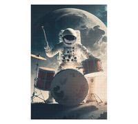 75x50cm/1000pcs Jigsaw Puzzles for Adults Astronaut Drummer on The Moon -1 Adult Puzzles Anti-Stress Toys Home Decoration Unique Gifts for Birthday And Christmas 75x50cm/1000pcs