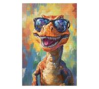 75x50cm/1000pcs Jigsaw Puzzles for Adults Cool Dinosaur Portrait Adult Jigsaw Puzzle Hands-on Game Enhance Memory Birthday And Unique Gifts 75x50cm/1000pcs