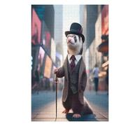 75x50cm/1000pcs Jigsaw Puzzles for Adults Distinguished Gentleman Teenagers Puzzles Hands-on Game Improve Memory Parent-child Interaction 75x50cm/1000pcs