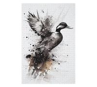 75x50cm/1000pcs Jigsaw Puzzles for Adults Duck Black And White Puzzle for Adults Brain Teaser Game Presents for Women Parent-child Interaction 75x50cm/1000pcs