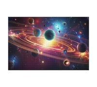 75x50cm/1000pcs Jigsaw Puzzles for Adults Galactic Dreamscape A Cosmic Journey Through Stars And Planets Puzzles for Adults DIY Toys Home Decoration Difficult And Challenge 75x50cm/1000pcs