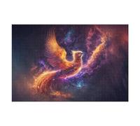 75x50cm/1000pcs Jigsaw Puzzles for Adults Galactic Phoenix Cosmic Artwork Adult Puzzles Anti-Stress Toys Home Decoration Unique Gifts for Birthday And Christmas 75x50cm/1000pcs