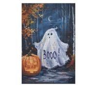 75x50cm/1000pcs Jigsaw Puzzles for Adults Ghostly Halloween Forest Puzzles for Adults Hands-on Game Perfect Decoration Unique Gifts for Birthday And Christmas 75x50cm/1000pcs