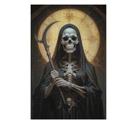 75x50cm/1000pcs Jigsaw Puzzles for Adults Holy Death Devotion Adult Jigsaw Puzzle Hands-on Game Enhance Memory Birthday And Unique Gifts 75x50cm/1000pcs