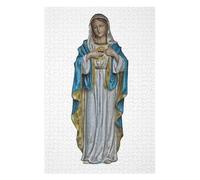 75x50cm/1000pcs Jigsaw Puzzles for Adults Holy Mary Jigsaw Puzzle Hands-on Game Wall Art Unique Gifts for Birthday And Christmas 75x50cm/1000pcs