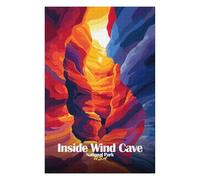 75x50cm/1000pcs Jigsaw Puzzles for Adults Inside Wind Cave National Park Art Teenagers Puzzles Relax Games Stress Reliever Difficult And Challenge 75x50cm/1000pcs