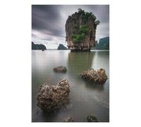 75x50cm/1000pcs Jigsaw Puzzles for Adults Island Rock Formation Puzzle for Adults Brain Teaser Game Presents for Women Parent-child Interaction 75x50cm/1000pcs