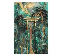 75x50cm/1000pcs Jigsaw Puzzles for Adults Jade Mountain Torii Path Puzzles for Adults Hands-on Game Perfect Decoration Unique Gifts for Birthday And Christmas 75x50cm/1000pcs