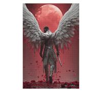 75x50cm/1000pcs Jigsaw Puzzles for Adults Jigsaw Angel Warrior with Sword -1 Teenagers Puzzles Relax Games For Family Fun Christmas Birthday Gifts 75x50cm/1000pcs