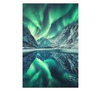 75x50cm/1000pcs Jigsaw Puzzles for Adults Jigsaw Aurora Nature Puzzles for Adults DIY Toys Improve Memory Christmas Birthday Gifts 75x50cm/1000pcs