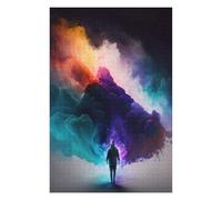 75x50cm/1000pcs Jigsaw Puzzles for Adults Jigsaw Colorful Clouds A Journey of Colors Puzzles for Adults Brain Teaser Game Wall Art Christmas Birthday Gifts 75x50cm/1000pcs