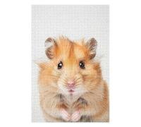 75x50cm/1000pcs Jigsaw Puzzles for Adults Jigsaw Cute Baby Hamster Puzzles for Adults Brain Teaser Game Wall Art Christmas Birthday Gifts 75x50cm/1000pcs