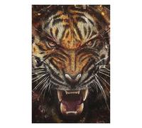 75x50cm/1000pcs Jigsaw Puzzles for Adults Jigsaw Roaring Tiger Artwork Adult Puzzles Relaxing Games A Work of Art Fun at Home Activities, 75x50cm/1000pcs