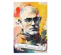 75x50cm/1000pcs Jigsaw Puzzles for Adults Jigsaw Saint Maximilian Kolbe Puzzles for Adults DIY Toys Improve Memory Christmas Birthday Gifts 75x50cm/1000pcs