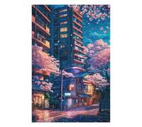 75x50cm/1000pcs Jigsaw Puzzles for Adults Jigsaw Sakura Evenings Puzzles for Adults DIY Toys Improve Memory Christmas Birthday Gifts 75x50cm/1000pcs