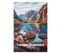 75x50cm/1000pcs Jigsaw Puzzles for Adults Jigsaw Torngat Mountains National Park Canada Jigsaw for Adults Family Game But Fun And Humorous Fun Activities at Home 75x50cm/1000pcs