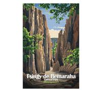 75x50cm/1000pcs Jigsaw Puzzles for Adults Jigsaw Tsingy De Bemaraha National Park, Madagascar Jigsaw for Adults Family Game But Fun And Humorous Fun Activities at Home 75x50cm/1000pcs