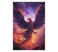 75x50cm/1000pcs Jigsaw Puzzles for Adults Mystical Phoenix Bird Jigsaw Puzzle Hands-on Game Wall Art Unique Gifts for Birthday And Christmas 75x50cm/1000pcs