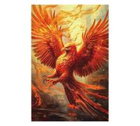 75x50cm/1000pcs Jigsaw Puzzles for Adults Phoenix Rising Mythical Firebird Artwork Puzzle for Adults Relax Games Hand Speed Race Difficult And Challenge 75x50cm/1000pcs