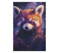 75x50cm/1000pcs Jigsaw Puzzles for Adults Red Panda in Space Puzzles for Adults Hands-on Game Perfect Decoration Unique Gifts for Birthday And Christmas 75x50cm/1000pcs