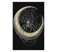 75x50cm/1000pcs Jigsaw Puzzles for Adults Spider Moon Web Adult Jigsaw Puzzle Hands-on Game Enhance Memory Birthday And Unique Gifts 75x50cm/1000pcs