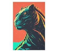 75x50cm/1000pcs Jigsaw Puzzles for Adults Stylized Tiger Portrait with Bold Colors Adult Jigsaw Puzzle Hands-on Game Enhance Memory Birthday And Unique Gifts 75x50cm/1000pcs