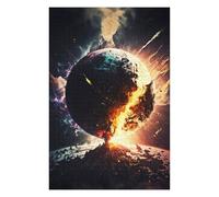 75x50cm/1000pcs Jigsaw Puzzles for Adults Teenagerss Apocalyptic Planet Fire And Ice Puzzles for Adults Family Game Difficult Challenge for Is Ideal As A Gift 75x50cm/1000pcs