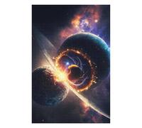 75x50cm/1000pcs Jigsaw Puzzles for Adults Teenagerss Galactic Collision Cosmic Dance of Planets Puzzle for Adults Relax Games Difficult Challenge Parent-child Interaction 75x50cm/1000pcs