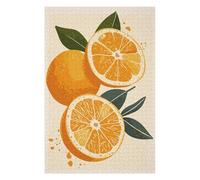 75x50cm/1000pcs Jigsaw Puzzles for Adults Teenagerss Orange Fruit Illustration Jigsaws for Adults Toy Wall Decor Pattern Assembly Difficult And Challenge 75x50cm/1000pcs