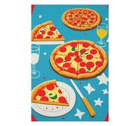 75x50cm/1000pcs Jigsaw Puzzles for Adults Teenagerss Pizza Party Puzzle for Adults Relax Games Difficult Challenge Parent-child Interaction 75x50cm/1000pcs