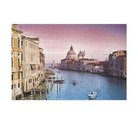 75x50cm/1000pcs Jigsaw Puzzles for Adults Venice Grand Canal Sunset Puzzle Jigsaw for Adults Relax Games For Family Fun for Is Ideal As A Gift 75x50cm/1000pcs