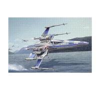 75x50cm/1000pcs Jigsaw Puzzles for Adults X-Wing Fighter Aerial Warfare Excellence Jigsaw for Adults Family Games Presents for Women Parent-child Interaction 75x50cm/1000pcs
