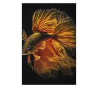 75x50cm/1000pcs Jigsaw Puzzles for Teenagerss Bettas Gold Fish Puzzles for Adults Hands-on Game Difficult Challenge Help The Brain Exercise 75x50cm/1000pcs