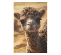 75x50cm/1000pcs Jigsaw Puzzles for Teenagerss Cute Baby Camel Puzzles for Adults Hands-on Game Difficult Challenge Help The Brain Exercise 75x50cm/1000pcs