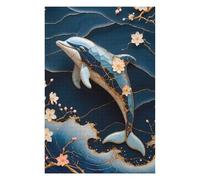 75x50cm/1000pcs Jigsaw Puzzles for Teenagerss Dolphin Kintsugi Art Jigsaws for Adults Toy Wall Decor Difficult Hard Help The Brain Exercise 75x50cm/1000pcs