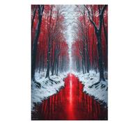 75x50cm/1000pcs Jigsaw Puzzles for Teenagerss Jigsaw Bloodstained Forest Jigsaw Puzzle Toy Wall Decor Wall Art Unique Birthday And Gifts 75x50cm/1000pcs