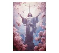 75x50cm/1000pcs Jigsaw Puzzles for Teenagerss Jigsaw Christ Poster Catholic 5 Jigsaw Puzzle Toy Wall Decor Wall Art Unique Birthday And Gifts 75x50cm/1000pcs