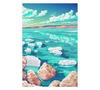 75x50cm/1000pcs Jigsaw Puzzles for Teenagerss Jigsaw Dead Sea Landscape Jigsaw Hands-on Game Improve Memory for Birthday, Chrismas 75x50cm/1000pcs