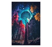 75x50cm/1000pcs Jigsaw Puzzles for Teenagerss Jigsaw Enchanted Forest Galaxy -1 Jigsaw Fun Games Analysis And Logic for Birthday, Chrismas 75x50cm/1000pcs