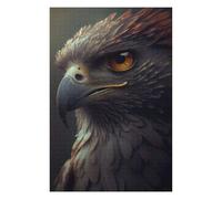 75x50cm/1000pcs Jigsaw Puzzles for Teenagerss Jigsaw Hawk Closeup Portrait Puzzle for Adults Relax Games Improve Memory for Birthday, Chrismas 75x50cm/1000pcs