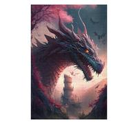 75x50cm/1000pcs Jigsaw Puzzles for Teenagerss Jigsaw Head Dragons Jigsaw Puzzle Toy Wall Decor Wall Art Unique Birthday And Gifts 75x50cm/1000pcs