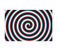 75x50cm/1000pcs Jigsaw Puzzles for Teenagerss Jigsaw Hypnotic Spiral Pattern Puzzle for Adults Relax Games Improve Memory for Birthday, Chrismas 75x50cm/1000pcs
