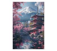 75x50cm/1000pcs Jigsaw Puzzles for Teenagerss Jigsaw Japanese Fuji View Jigsaw Hands-on Game Improve Memory for Birthday, Chrismas 75x50cm/1000pcs