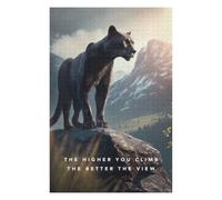 75x50cm/1000pcs Jigsaw Puzzles for Teenagerss Mountain Summit Motivation Puzzles for Adults Hands-on Game Difficult Challenge Help The Brain Exercise 75x50cm/1000pcs