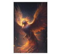 75x50cm/1000pcs Jigsaw Puzzles for Teenagerss Phoenix Rising Mythical Firebird Artwork Adult Puzzles Family Games Improve Memory Unique Birthday And Gifts 75x50cm/1000pcs