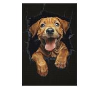 75x50cm/1000pcs Jigsaw Puzzles for Teenagerss Rhodesian Ridgeback Puzzles for Adults Hands-on Game Difficult Challenge Help The Brain Exercise 75x50cm/1000pcs