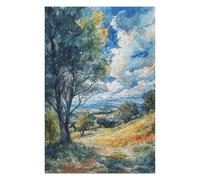 75x50cm/1000pcs Jigsaw Puzzles for Teenagerss Rustic Serenade Puzzles for Adults Hands-on Game Difficult Challenge Help The Brain Exercise 75x50cm/1000pcs